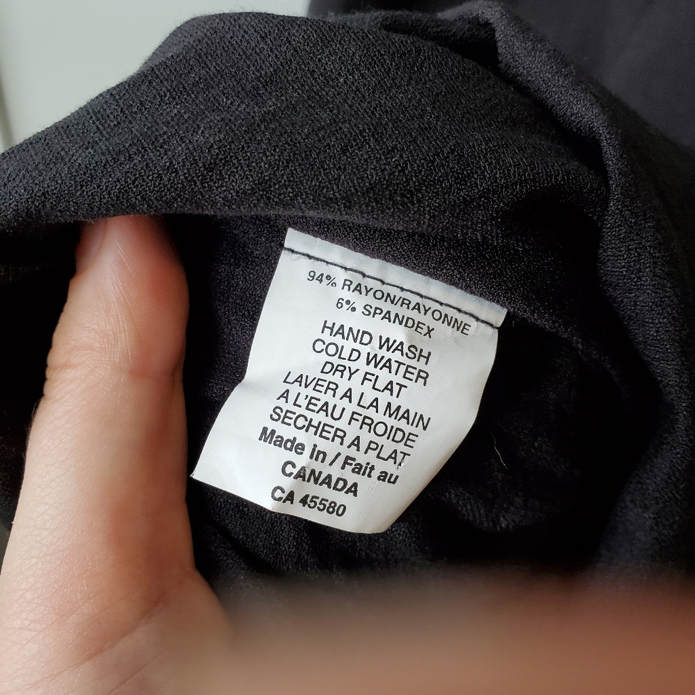 Sunja Link Black Rayon Dress - Picture 7 of 7